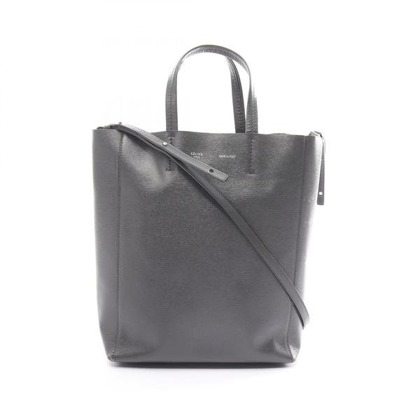 Celine Handbags - Celine Leather Small Tote Bag Gray